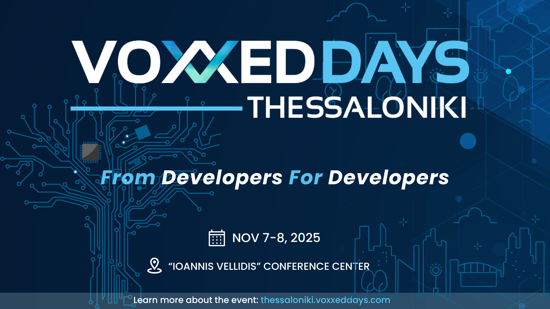 Voxxed Days Thessaloniki: 07 – 08 Νοεμβρίου 2025, Συνεδριακό Κέντρο “Ιωάννης Βελλίδης”